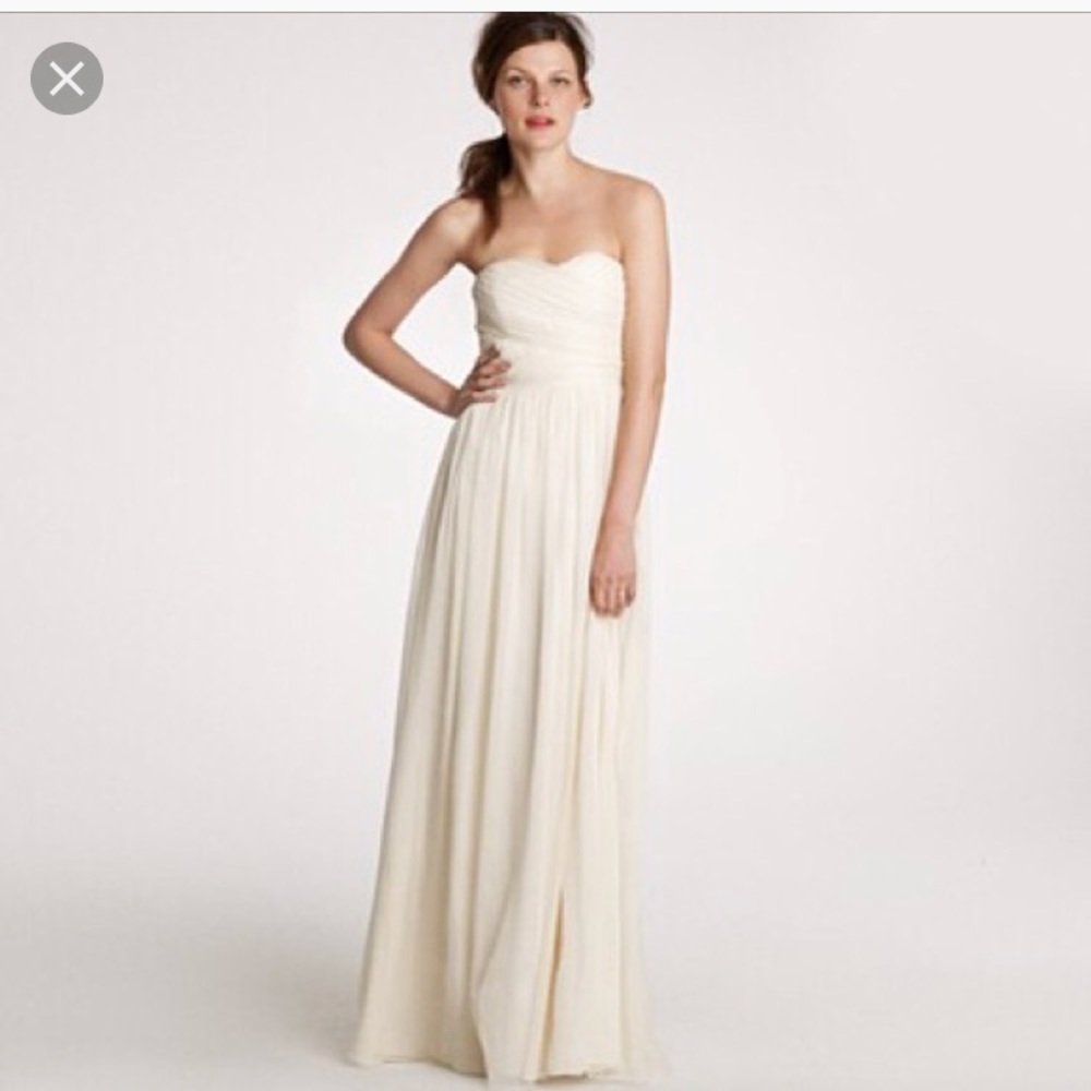 Stunning JCrew Arabelle wedding dress in ivory